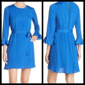 Le Gali Angela Pleated Dress Size Medium NWT